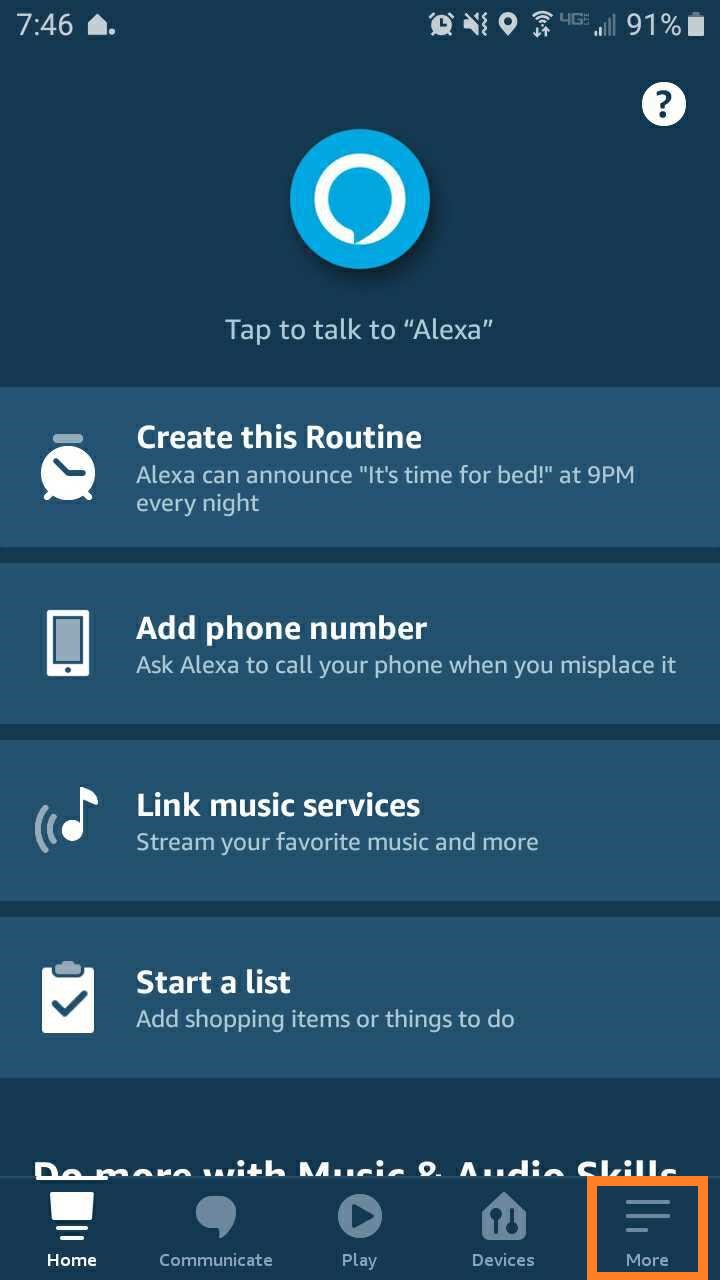 Amazon Alexa Enable Vivint Skill